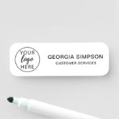 Minimalistisches einfaches Business-Logo Namensschild (Beispiel)