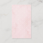 Minimalistisches einfaches Elefant Baby Shower Boo Begleitkarte (Rückseite)