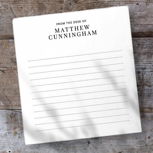 Minimalistisches Einfaches Elegantes Modernes Indi Notizblock