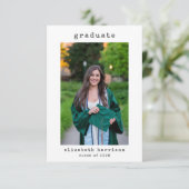 Minimalistisches einfaches Foto | Ankündigung des  (Stehend Vorderseite)