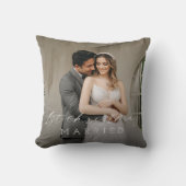 Minimalistisches Einfaches Foto Kissen (Vorderseite)