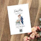 Minimalistisches einfaches Foto Save the Date Einladung