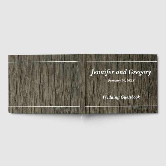 Minimalistisches, einfaches Gästebuch (Voll)