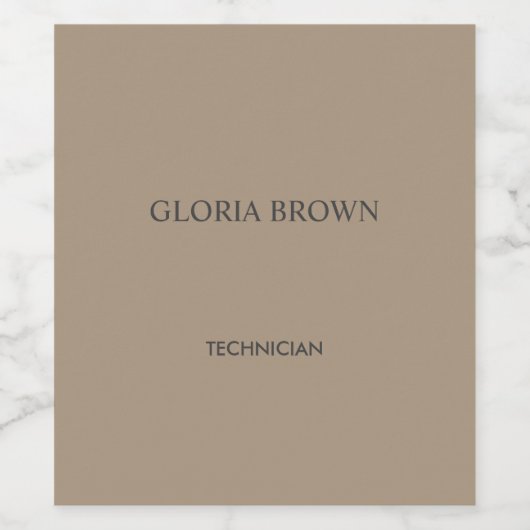 Minimalistisches einfaches Geschäft Weinetikett (Einzelnes Label)