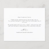 Minimalistisches einfaches Hochzeitsszenario - Vie Flyer (Hinten)