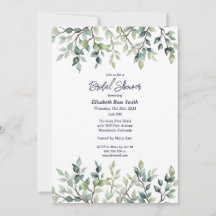 Minimalistisches Einfaches Hübsches Blätter Brautp