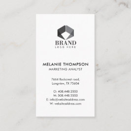 Minimalistisches, einfaches Logo für Ihr Unternehm Visitenkarte