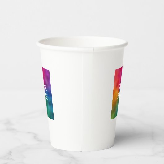 Minimalistisches einfaches Papercup-Template Moder Pappbecher (Rechts)