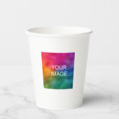 Minimalistisches einfaches Papercup-Template Moder Pappbecher (Vorderseite)