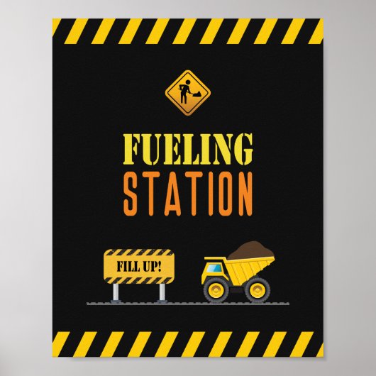 Minimalistisches einfaches Party für den Bau Poster (Vorne)