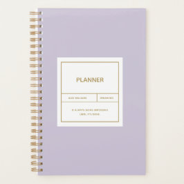 Minimalistisches Einfaches Plandesign Planer