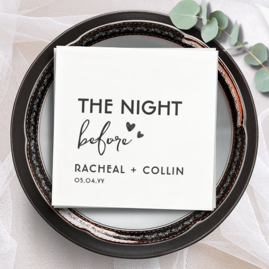 Minimalistisches einfaches Probe Serviette