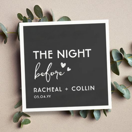 Minimalistisches einfaches Probe Serviette