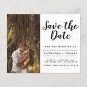 Minimalistisches einfaches Save the Date Flyer (Vorne)