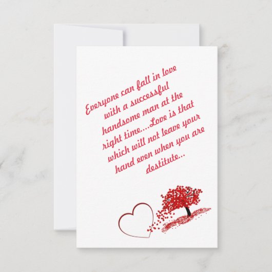 Minimalistisches Einfaches Skript mit Herzdesign Dankeskarte (Vorderseite)