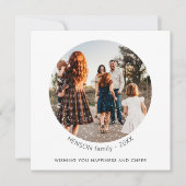 Minimalistisches einfaches Weihnachts-Foto (Vorderseite)