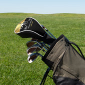 Minimalistisches Elegant Golf Monogram Headcover (In SItu)