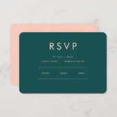 Minimalistisches Elegant | UAWG & QR-Website RSVP Karte (Vorne/Hinten)