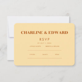 Minimalistisches Elegant | UAWG & QR-Website RSVP Karte