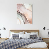 Minimalistisches elegantes Ambiente Leinwanddruck (Insitu (Schlafzimmer))