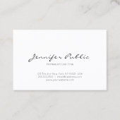 Minimalistisches elegantes berufliches modernes visitenkarte (Vorderseite)