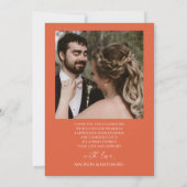 Minimalistisches elegantes Bild Verona Sonnenunter Dankeskarte (Rückseite)