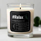 Minimalistisches elegantes Boho Black & White Cand Quadratischer Aufkleber