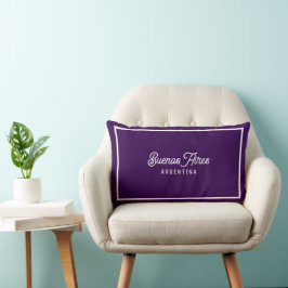 Minimalistisches, elegantes Buenos Aires, Argentin Lendenkissen