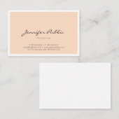Minimalistisches Elegantes Design Beruflich Modern Visitenkarte (Vorne/Hinten)