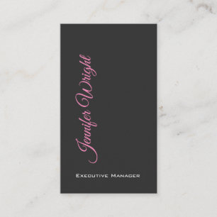 Minimalistisches elegantes einzigartiges modernes visitenkarte