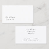 Minimalistisches elegantes Grafikdesign Beruflich Visitenkarte (Vorne/Hinten)