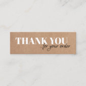 Minimalistisches elegantes Kraftwerk Weiß Vielen D Mini Visitenkarte (Vorderseite)