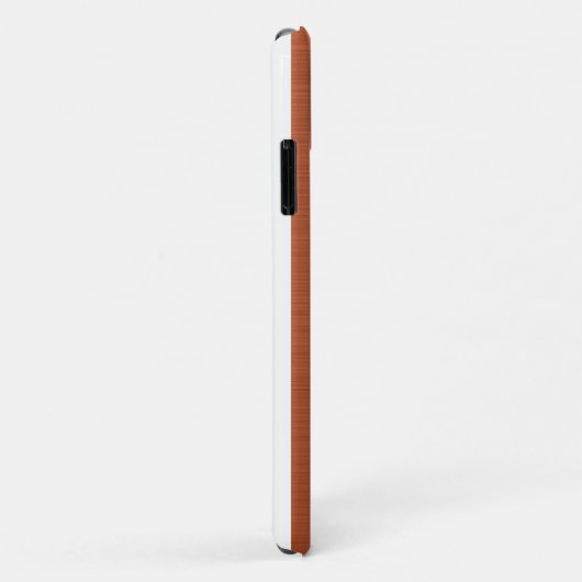 Minimalistisches, elegantes Kupfergolfdesign Case-Mate iPhone Hülle (Hinten/Rechts)