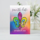 Minimalistisches elegantes Lilie-Design Dankeskarte (Stehend Vorderseite)