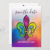 Minimalistisches elegantes Lilie-Design Einladung (Vorne/Hinten)