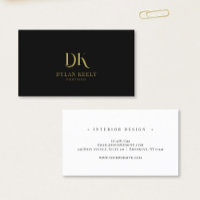 Minimalistisches elegantes Monogramm Modernes Schw