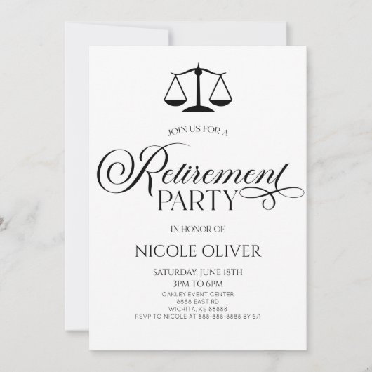 Minimalistisches elegantes Party für die Skalierun Einladung (Vorderseite)