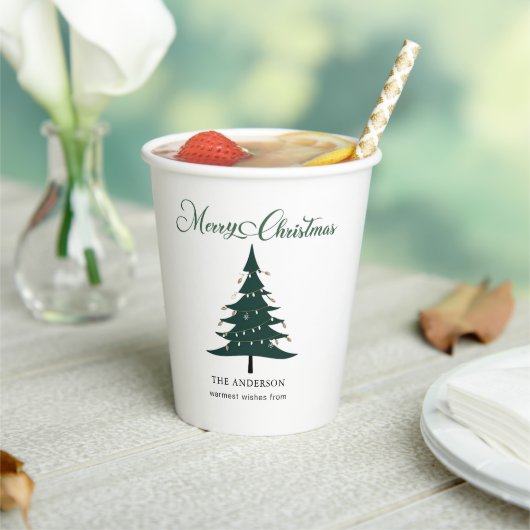 Minimalistisches elegantes Party Pappbecher (In Situ)