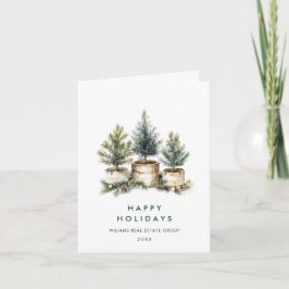 Minimalistisches Elegantes Pine Tree Weihnachten