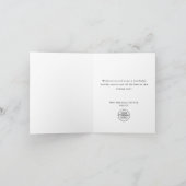 Minimalistisches Elegantes Pine Tree Weihnachten (Innenseite)