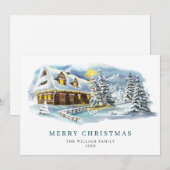 Minimalistisches Elegantes Pine Tree Weihnachten G (Vorne/Hinten)
