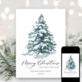 Minimalistisches Elegantes Pine Tree Weihnachten G