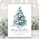 Minimalistisches Elegantes Pine Tree Weihnachten G
