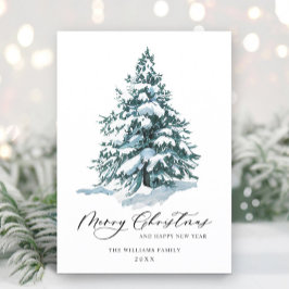 Minimalistisches Elegantes Pine Tree Weihnachten G