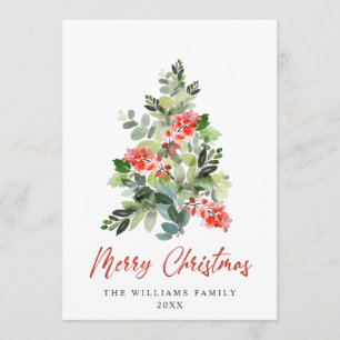Minimalistisches Elegantes Pine Tree Weihnachten G