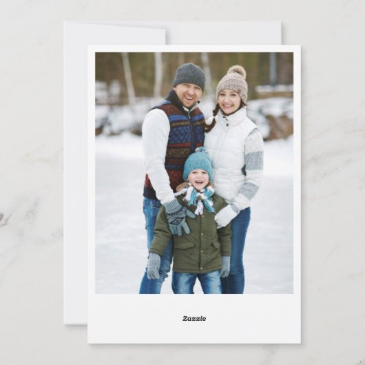 Minimalistisches Elegantes Pine Tree Weihnachten G (Rückseite)