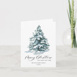 Minimalistisches Elegantes Pine Tree Weihnachten G