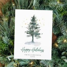 Minimalistisches Elegantes Pine Tree Weihnachten G