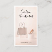 Minimalistisches, elegantes Skript-benutzerdefinie Visitenkarte (Vorderseite)