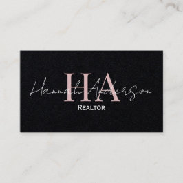 Minimalistisches, elegantes Skript Moderner Altor Visitenkarte